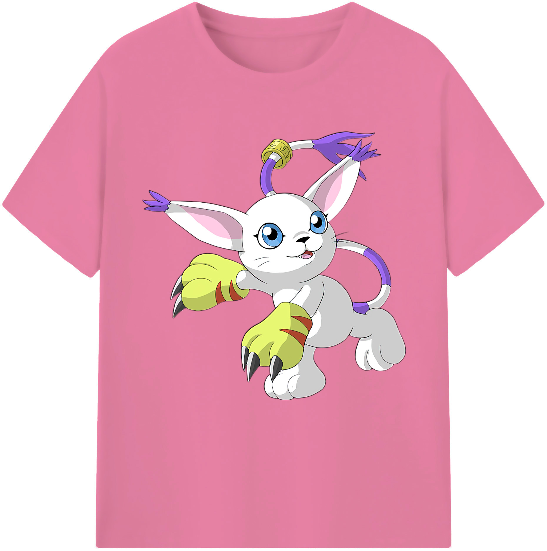 （画像用） Digimon デジタルモンスター/デジモン 綿100％半袖Tシャツ（フロントプリント）